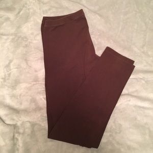 TNA size xs brown cropped leggings